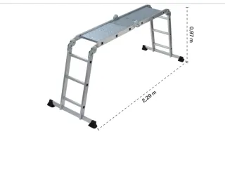 Escalera aluminio plegable