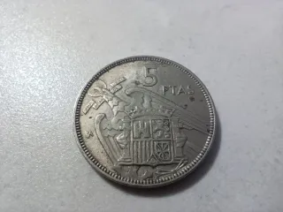 Monedas 5, 25 y 50 Pesetas BA