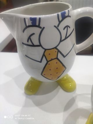 Set Tazze Pazze La Castellana Giglio anni 80