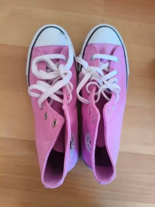 Zapatillas Converse Talla 38.5 Rosa