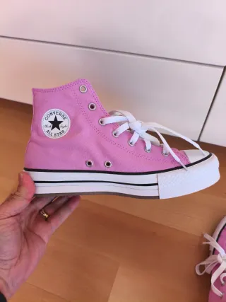Zapatillas Converse Talla 38.5 Rosa