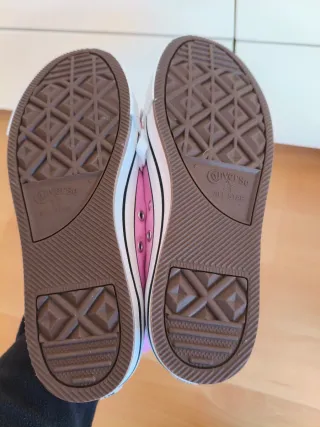 Zapatillas Converse Talla 38.5 Rosa