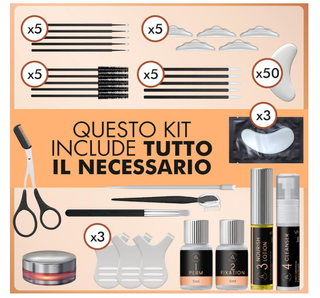 Kit Laminazione Ciglia e Sopracciglia 2 in 1