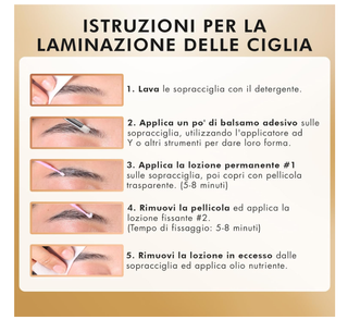 Kit Laminazione Ciglia e Sopracciglia 2 in 1