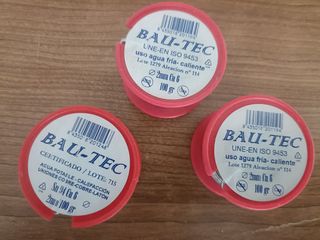 3 Bobinas Soldadura Estaño BAU-TEC 2mm Cu 6%