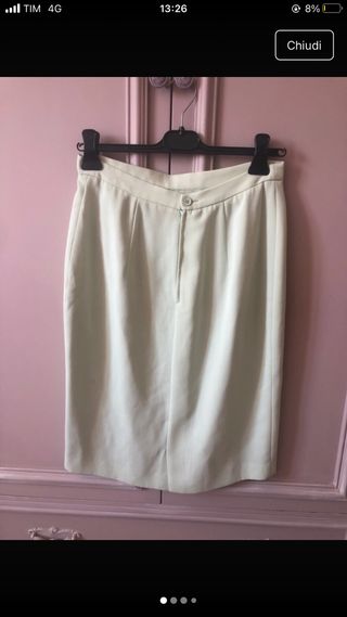 Gonna Luisa Spagnoli verde menta taglia L