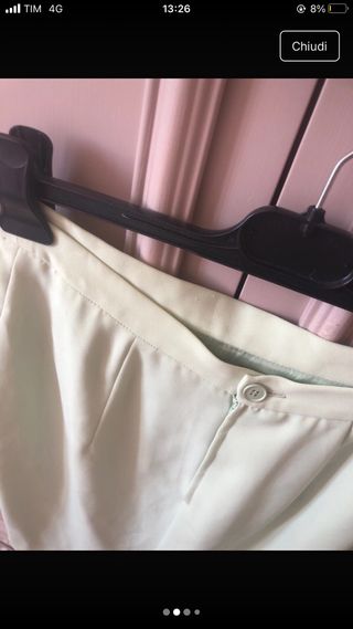 Gonna Luisa Spagnoli verde menta taglia L