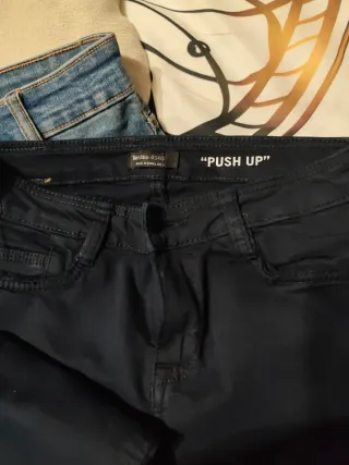 Duo Vaqueros Mujer Push Up 2 Tonos