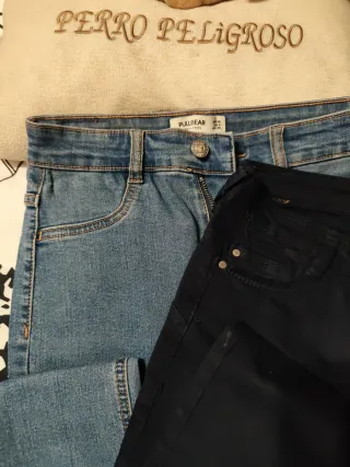 Duo Vaqueros Mujer Push Up 2 Tonos