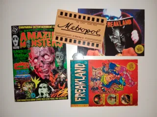 Lote 3 fanzines cine terror
