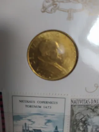 Colección Souvenir Vaticano: Sellos y Monedas