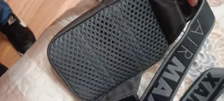 Bolso bandolera Nike Air Max gris