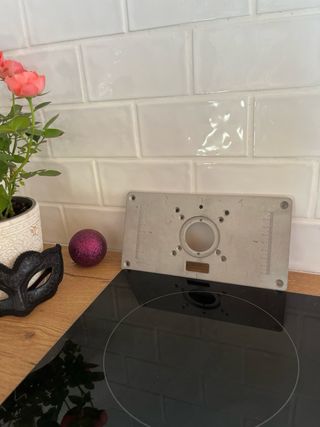 Placa de fresadora con escala