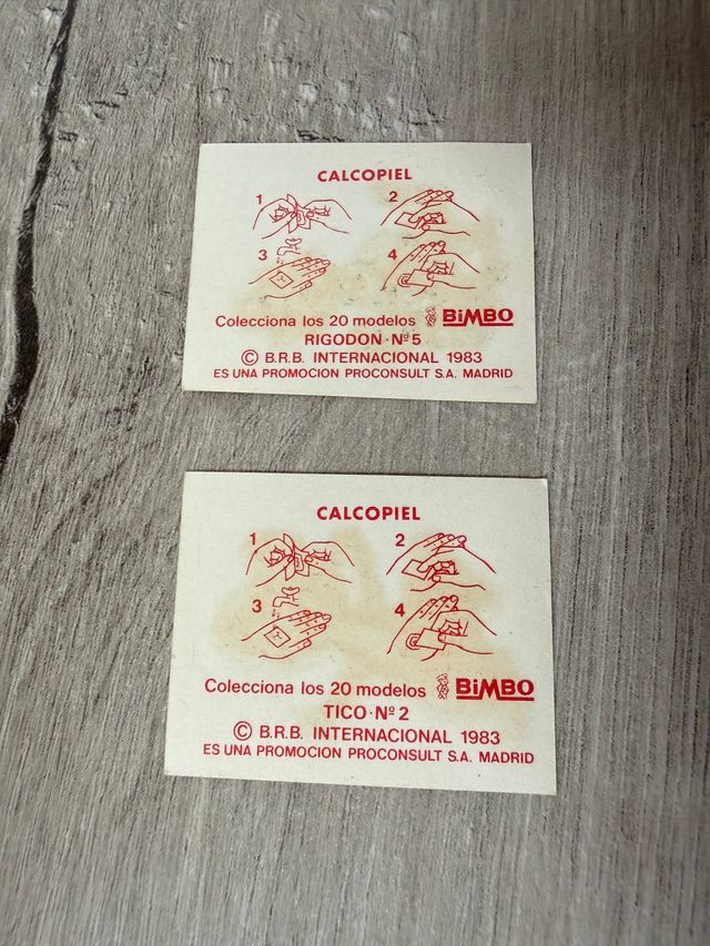 2 Tatuajes Willy Fog Bimbo Calcopiel