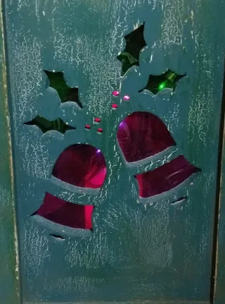 Adorno Navidad, Caja para ilumnar dentro