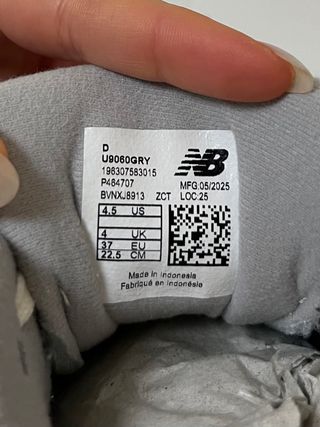 New Balance 9060 Sneakers Grigio Bianco