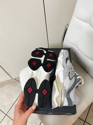 New Balance 9060 Sneakers Grigio Bianco