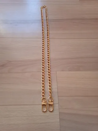 Cadena dorada para bolsos y manualidades