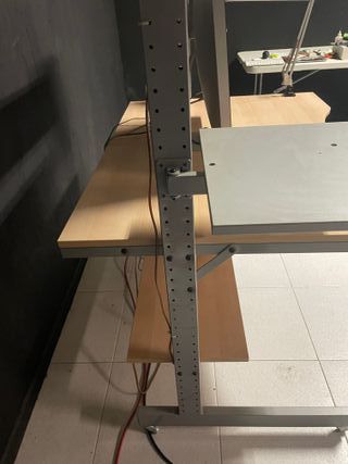 Mesa escritorio/gamer madera y metal