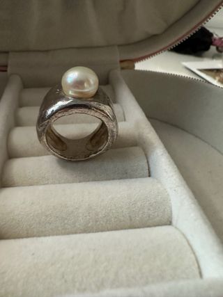 Anillo Tous Plata Perla