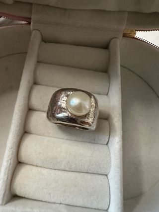 Anillo Tous Plata Perla