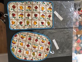 Set 2 Poggia Pirofile Cucina Fantasia. 38x26.