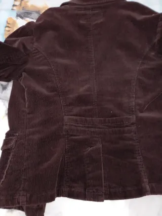 Chaqueta pana W&W Marrón Talla S