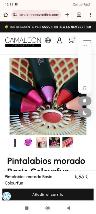 Pintalabios Camaleon Magic y Basic