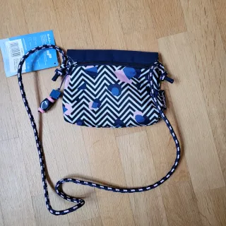 Borsa Clutch Satch Blu/Rosa