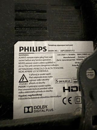 Televisor Philips 49” 49PUS6501/12