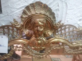 Espejo Antiguo Dorado