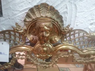 Espejo Antiguo Dorado