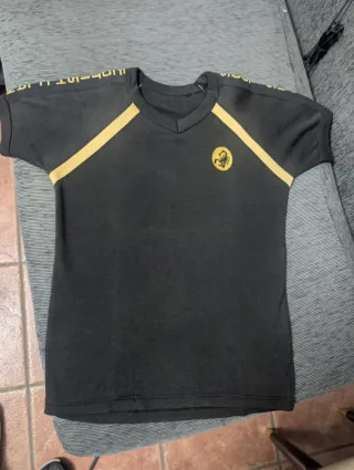 Camiseta Scottish Clan Negra/Amarilla Talla S