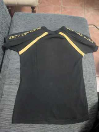 Camiseta Scottish Clan Negra/Amarilla Talla S