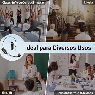 Micrófono Inalámbrico Diadema UHF TONOR