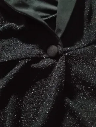 Mono fiesta brillante negro talla única