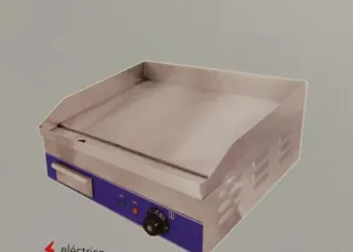 Plancha eléctrica con cajón