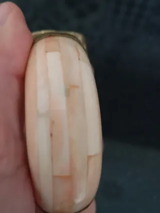 Pulsera rígida vintage estilo étnico con piedra