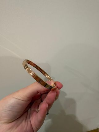 Pulsera Cartier Love Oro