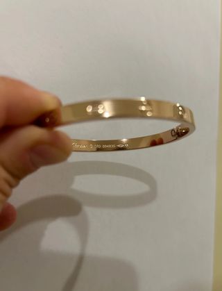 Pulsera Cartier Love Oro