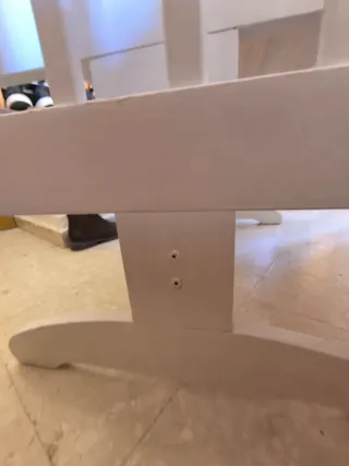 Minicuna madera blanca