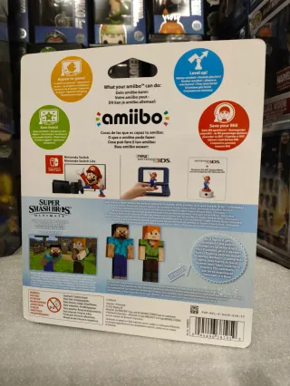 Amiibo Steve & Alex Minecraft Nintendo