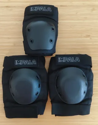 Rodilleras y Coderas IMPALA Negras Talla L