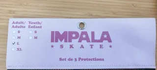 Rodilleras y Coderas IMPALA Negras Talla L