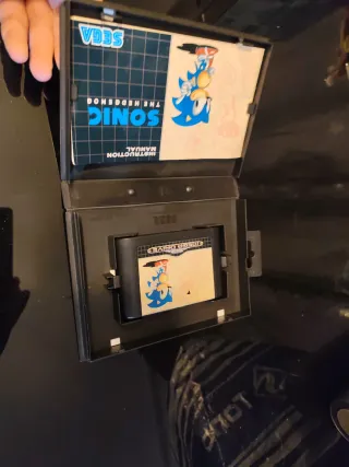 Scatola del gioco Sonic Mega Drive Sega