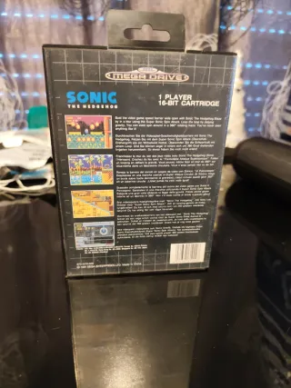 Scatola del gioco Sonic Mega Drive Sega