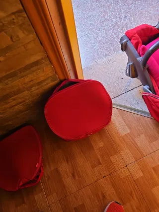 Carrito Bebé Stokke Rojo y rosa