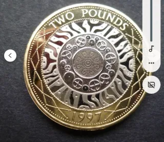 Moneda 2 Libras Royal Mint Prueba 1997