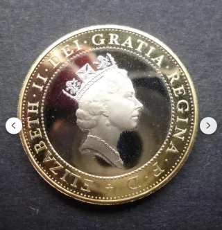 Moneda 2 Libras Royal Mint Prueba 1997