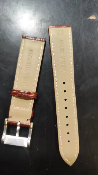 Correa Hamilton Piel Marrón 20mm